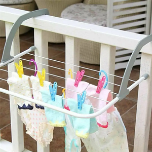 50cm Portable <span class=keywords><strong>linge</strong></span> sèche-<span class=keywords><strong>linge</strong></span> manteau <span class=keywords><strong>radiateur</strong></span> cintre balcon étendoir pour vêtements - Product Image 2