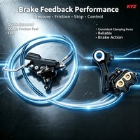 Ensemble d'étrier de frein arrière en aluminium CNC 6061 Surron Light Bee X Ultra Bee KYZ, haute performance, robuste, pour mise à niveau de motocross