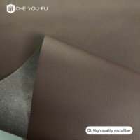 Matériau de revêtement en cuir microfibre écologique série QL pour l'intérieur des sièges de voiture - Doux, respirant, pour la rénovation et la décoration