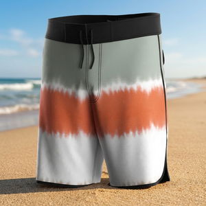 Quick Dry Sporty Drawstring Mid Waist Nonwoven Surfing Board Swim <b>Trunks</b> Printed Blank Beach Shorts <b>Mens</b> Boardshorts - Product Image 2