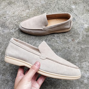 Zapatos de Cuero de Gamuza para Hombre, Estilo Británico Clásico de Lujo 2026, Calzado de Cuero Genuino Cómodo y a la Moda para Uso Diario Informal - Product Image 2