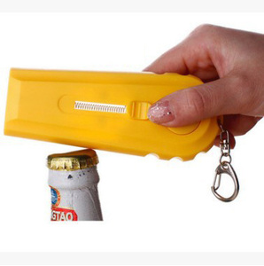 Llavero con abridor de botellas de acero inoxidable, lanzador de <span class=keywords><strong>cerveza</strong></span> divertido, abridor de botellas para cocina - Product Image 6