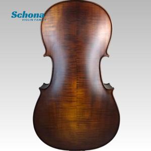 Cello artisanal <span class=keywords><strong>haut</strong></span> <span class=keywords><strong>de</strong></span> <span class=keywords><strong>gamme</strong></span> en érable grain tigre mat, dos et flancs, taille 4/4, pour examen, pratique, performance solo, directement <span class=keywords><strong>de</strong></span> l'usine - Product Image 5