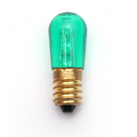 Luminaires décoratifs LED en couleur, blanc/rouge, Orange, bleu, vert, jaune, ampoule pour décoration de noël, 1w E14, 50 pièces