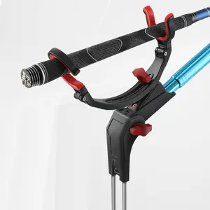 Soporte de caña de pescar Universal ajustable de doble cabeza de 360 grados, soporte plegable para caña de pescar de Lago marino, accesorios para caña de pescar - Product Image 1