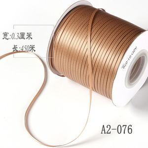 ริบบิ้นซาตินสองหน้าแบบเป็นมิตรกับสิ่งแวดล้อม ขนาด 1/8 นิ้ว ผลิตจากโพลีเอสเตอร์ 100% บรรจุบนม้วนยาว 300 หลา สำหรับทำโบว์ริบบิ้นอัจฉริยะ - Product Image 6