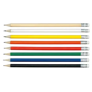 Оптовая продажа декоративный деревянный карандаш продвижение подарки ручка реклама на заказ деревянный карандаш