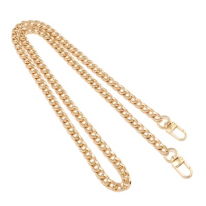 Correa de repuesto para bolso, tipo bandolera, plana, con cadena, metálica, estilo Nk, moderna, informal, accesorio transfronterizo - Product Image 1