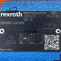 Vanne de décharge de pression hydraulique Rexroth R900409959 ZDB10VP2-4X/100V à commande pilote, plaque sandwich, 315 bars, 100 L/min