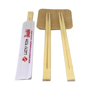 Trắng đầy đủ giấy bìa xử lý tre Chop Stick vuông đôi tre đũa - Product Image 4