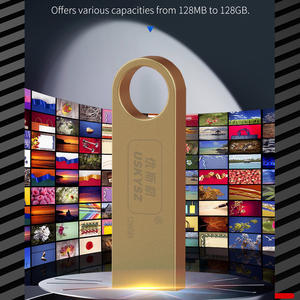 Pendrive อัลตร้าของขวัญ USB 2.0 1TB 2TB 128GB ชนิด C OTG USB 3.0 Key Stick cles Zinc 16GB - Product Image 1