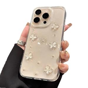 เคสเรซิ่นอีพ็อกซี่ลายผีเสื้อหลากสีสไตล์ INS สำหรับ iPhone 17 Pro Max ป้องกันเต็มรูปแบบ สำหรับ iPhone 16 Pro/15/13 เคสกันกระแทก - Product Image 5