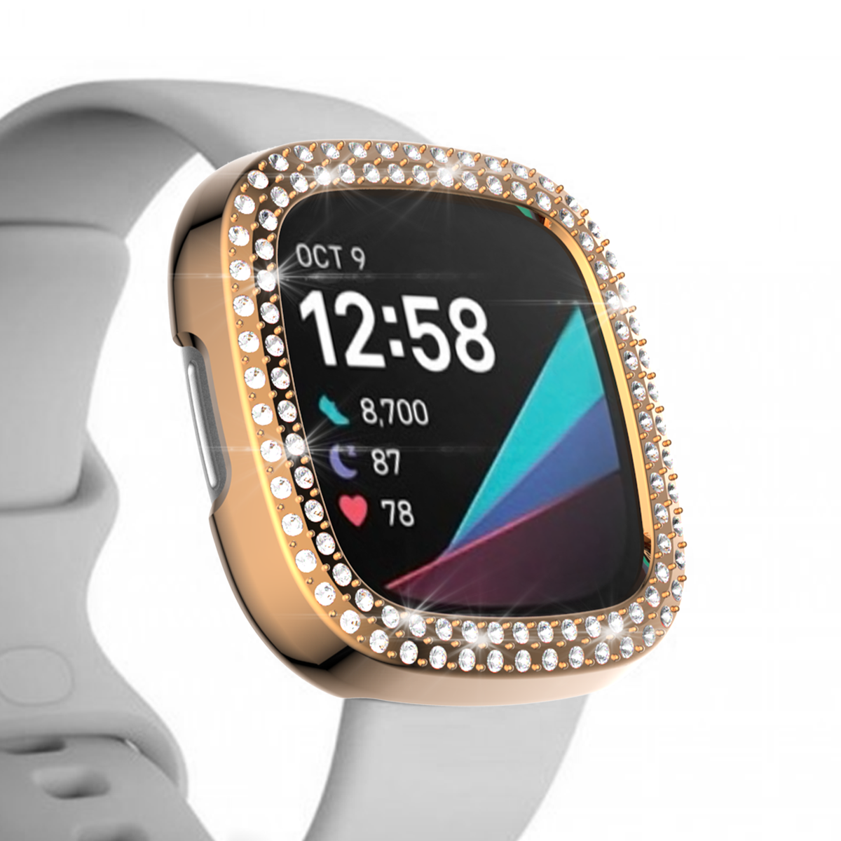 2020 Новое поступление, бриллиантовый чехол для часов Fitbit Sense/Versa 3, защитный чехол-бампер