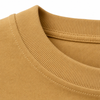 T-shirt en coton épais de luxe pour homme, coupe ample et carrée, style streetwear, minimaliste, uni, de qualité supérieure, t-shirt vierge