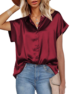 Camicia <span class=keywords><strong>di</strong></span> seta donna top <span class=keywords><strong>di</strong></span> seta oro elegante classico 1 pezzo lungo per donna adulti <span class=keywords><strong>raso</strong></span> autunno tinta unita 100% seta camicia/<span class=keywords><strong>camicetta</strong></span> - Product Image 2