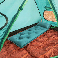Matelas de camping gonflable en PVC de haute qualité, portable, léger, pliable, imperméable, 4 saisons, pour la randonnée et le trekking