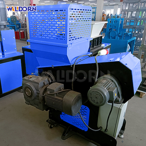 Walldorn Compact Single Shaft Scrap <b>Plastic</b> Pipe <b>Bottle</b> Dry Electric Automatic <b>Small</b> Shredder Crusher - Product Image 3