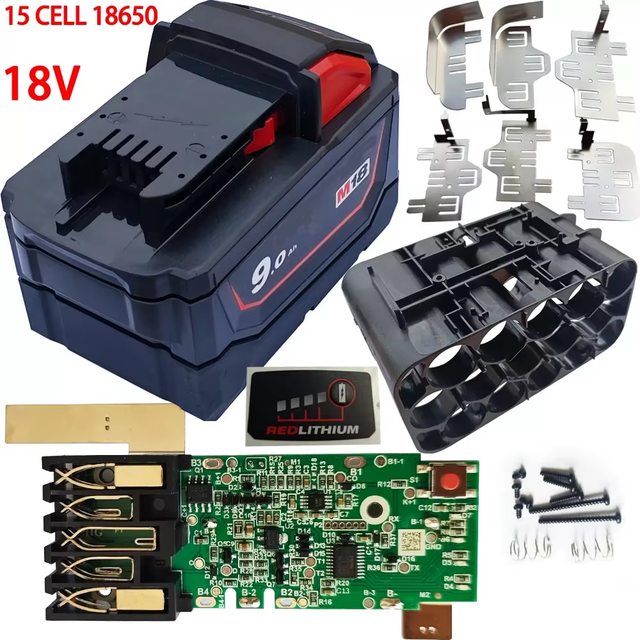 Suitable for M18 15 Cell 18650 9A Lithium Battery Kit