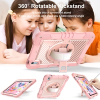 360 béquille rotative pliable avec dragonne Sliicon PC antichoc coque armure robuste pour iPad 10e génération housse de 10.9 pouces