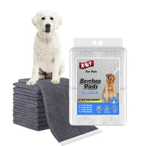 RTS çok satan en iyi tek kullanımlık köpek Pet eğitim bambu kömür çiş çiş pedleri altında köpekler için