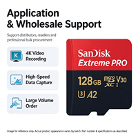 Untuk SDSQXCJ-128G-GS6MA Kartu SD TF Baru Original 128GB SDXC UHS-I U3 V30 250/120MB/s Grosir Massal