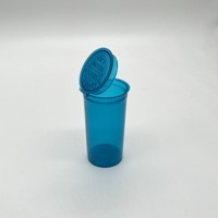 Botol tabung PP populer populer 6/13/19/30/60/90 Dram tabung plastik tahan bau kotak wadah bunga penyimpanan botol pil untuk cairan