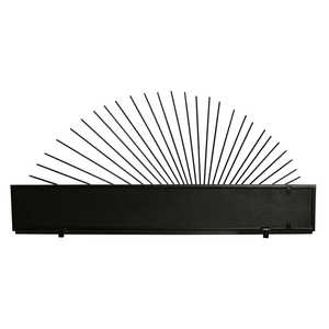 WALL <b>SHELF</b> METAL MDF 58X10:5X28 BLACK - Product Image 1
