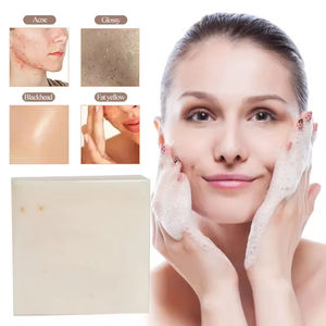 Savon au lait Collagène Vitamine Infusé Savon Peau Blanchir Acné Réduction Pores Minimisation Hydratant Propre À La Main Savon Au Lait De Riz - Product Image 2