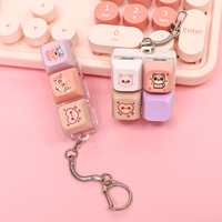 Porte-clés personnalisé en forme de capuchon de clavier mécanique LED lumineux, jouet anti-stress, cadeau esthétique, vente en gros en vrac avec logo personnalisé