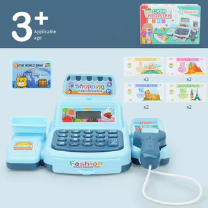 Giả Vờ Chơi Mầm Non Điện Tử Tiền Mặt Đăng Ký Đồ Chơi Với Máy Quét Giáo Dục Đồ Chơi Tiền Mặt Đăng Ký Cho Trẻ Em - Product Image 5