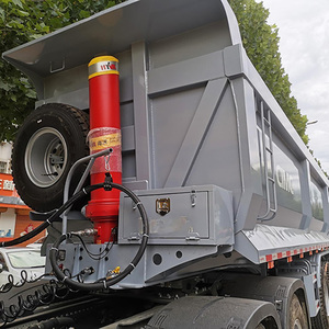 Semirremolque de Descarga Trasera de Gran Capacidad, 3 Ejes, para Transporte de Arena y Tierra, Descarga Automática, Precio Bajo en Oferta - Product Image 2