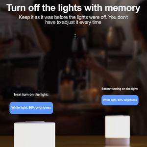 Lámpara Táctil de Noche Recargable, Luz de Larga Duración, Lámpara de Lactancia para Bebés, Lámpara de Noche para Dormitorio - Product Image 6