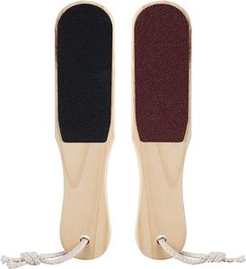 Strumento professionale per la cura dei piedi lima per piedi in legno trattamento dei talloni screpolati rimuove i calli - Product Image 2