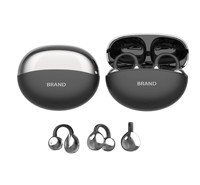 Écouteurs Bluetooth à clip élevé sur les écouteurs Coût-performance Léger Stable Oreillettes ouvertes antibruit pour le travail quotidien