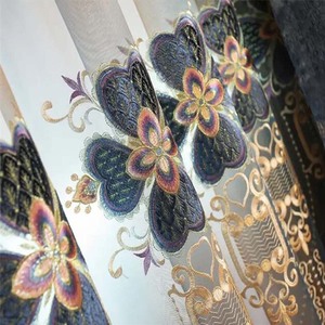 Luxury Modern Solid Color Polyester Cheap Good Quality Home Blackout <strong>Curtains</strong> <strong>Window</strong> for Sitting Room - Product Image 2