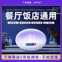 Lampe anti-moustiques et anti-mouches LED adhésive transfrontalière IP33 sans batterie, répulsif mural commercial pour restaurants