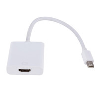 Adaptateur Mini HDMI vers HDTV Mâle-Femelle pour MacBook, Résolution 1080P, Câble de 15 cm avec Gaine en PVC et Blindage Combiné