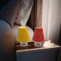Veilleuse à brancher W056 avec interrupteur, en ABS, pour mur, lampe de nuit LED pour chambre d'enfant