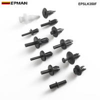 EPMAN — Kit de fixation automatique, 350 pièces, Clip de fixation universel en plastique et Nylon, Rivet, panneaux de porte, garde-boue, revêtement de garde-boue EPSLK350F