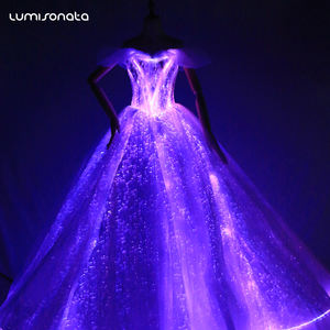 Vestido de baile de una pieza con tutú de ballet y luz <span class=keywords><strong>led</strong></span> luminosa - Product Image 3