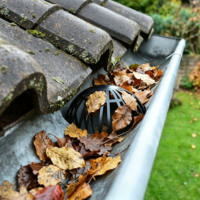 Protection de gouttière 12x14cm en PP, filtre de descente de toit, 4 pièces, bloqueur de feuilles et de débris pour drain