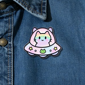 Broche de solapa personalizado moderno negro antiguo con esmalte de zinc, con cita sarcástica '<span class=keywords><strong>Get</strong></span> <span class=keywords><strong>Over</strong></span> <span class=keywords><strong>It</strong></span>', venta al por mayor - Product Image 2