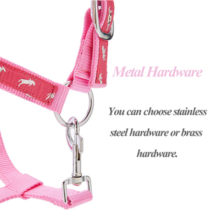 Offre spéciale, vente en gros, confortable, doux, magnifiquement rembourré, bandeau et couvre-chef, licou de cheval avec corde - Product Image 2