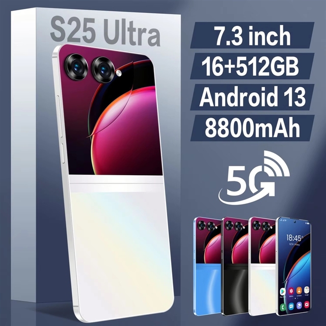 Drop Shipping S25+ Ultra Smartphone 7.3 Inch Screen Unlocked 16+512GB Android Mobile Phone Cell Phone