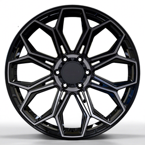 Jantes forgées monobloc personnalisées PCD 5x112 5x120 5x130, concaves profondes, à rayons en Y fendus pour BMW X5 X6 Mercedes GLE GLS Audi Q8 Urus - Product Image 2