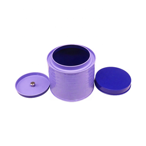 Weißblechdose mit Innendeckel und Gestapeltem Boden für Tee, Lebensmittelgeeignete Runde Eisenbox - Product Image 4