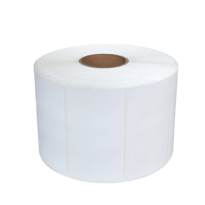 self-adhesive Blank Thermal <b>Labels</b> <b>Waterproof</b> 500pcs with Glassine Kiss Cut Sticker Rolls Writable for Packaging - Product Image 6