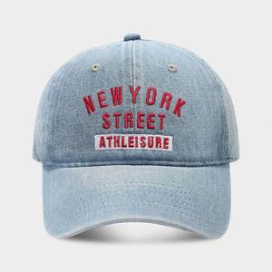 Spring Summer Women Men Denim Baseball Cap Custom Embroidery Sun <b>Hat</b> Outdoor Sports Fashion Baseball <b>Hat</b> - Product Image 6