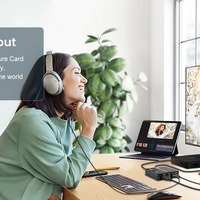 Tarjeta de Captura de Audio y Video USB 3.0 Portátil para Juegos, 1080P 60fps, Aleación de Aluminio, para Grabación OBS en Laptop, con Certificaciones FCC, CE y RoHS