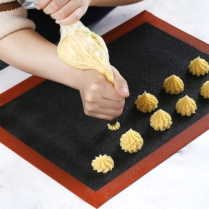 <span class=keywords><strong>Tapis</strong></span> <span class=keywords><strong>de</strong></span> <span class=keywords><strong>cuisson</strong></span> antiadhésif respirant, résistant à la chaleur, pour biscuits, pain français, macaron - Product Image 2